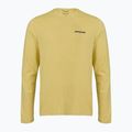 Pánske tričko longsleeve Patagonia Cap Cool Daily Boardshort Logo LS limestone yellow - Light Limestone yellow x-dye