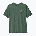 Pánske tričko Patagonia Cap Cool Daily Great Waves canopy green - light canopy green x-dye