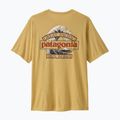Pánske tričko Patagonia Cap Cool Daily Great Waves limestone yellow - light limestone yellow x-dye 2