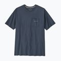 Pánske tričko Patagonia Boardshort Logo Pocket Responsibili summit blue