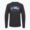 Pánske tričko longsleeve Patagonia Fitz Roy Foothills LS ink black 2