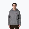 Pánska mikina Patagonia Great Waves Uprisal Hoody gravel heather