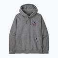 Pánska mikina Patagonia Great Waves Uprisal Hoody gravel heather 3