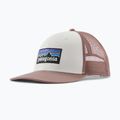 Šiltovka Patagonia P-6 Logo Trucker Hat birch white