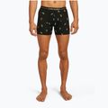 Pánske termo boxerky Icebreaker Anatomica Snow Day black/peridot/aop 2