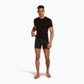 Pánske termo boxerky Icebreaker Anatomica Snow Day black/peridot/aop 7