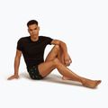 Pánske termo boxerky Icebreaker Anatomica Snow Day black/peridot/aop 8