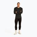 Pánske termo tričko longsleeve icebreaker Merino 200 Oasis Crewe Snow Day black/peridot/aop 5