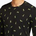 Pánske termo tričko longsleeve icebreaker Merino 200 Oasis Crewe Snow Day black/peridot/aop 6