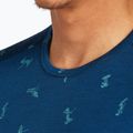 Pánske termo tričko longsleeve icebreaker Merino 200 Oasis Crewe Snow Day atlantis/topaz/aop 6