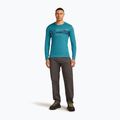 Pánske termo tričko longsleeve icebreaker Merino 200 Oasis Crewe Elevation Line topaz 2