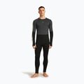 Pánske termo tričko longsleeve Icebreaker Merino 200 Oasis+ LS Crewe 0JI black/jet heather/undyed/cb 2