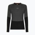 Pánske termo tričko longsleeve Icebreaker Merino 200 Oasis+ LS Crewe 0JI black/jet heather/undyed/cb 7