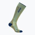 Pánske lyžiarske ponožky Icebreaker Merino Ski+ Medium OTC Mountain Contour seaglass/atlantis/trail