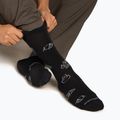 Pánske ponožky icebreaker Merino Ultralight Crew Camp Ess black/alloy 3