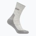 Dámske ponožky Icebreaker Merino Hike+ Light Crew blizzard heather/alloy