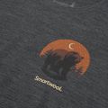Pánske tričko Smartwool Lunar Bear Active SS Graphic Tee charcoal heather 3