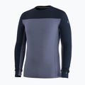 Pánska termo mikina Smartwool Classic Thermal Merino Base Layer Colorblock Crew Boxed deep navy/nightfall 3