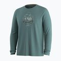 Pánske tričko longsleeve Smartwool Wander Valley Active Long Sleeve Graphic Tee dusty tea 3