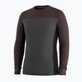 Pánska termo mikina Smartwool Classic Thermal Merino Base Layer Colorblock Crew Boxed mink/charcoal 3