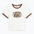 Dámske tričko Vans Center Chest Ringer Tee egret