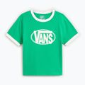 Dámske tričko Vans Center Chest Ringer Tee vivid verdant