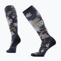Dámske lyžiarske ponožky Smartwool Ski Zero Cushion Nightwatcher Prrint OTC black