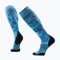 Lyžiarske ponožky Smartwool Ski Targeted Cushion Storm Peak Print OTC nightfall blue