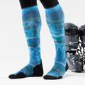 Lyžiarske ponožky Smartwool Ski Targeted Cushion Storm Peak Print OTC nightfall blue 2