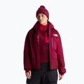 Dámska lyžiarska bunda The North Face Powstar burgundy crush 4