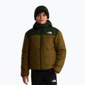 Detská zateplená bunda The North Face Reversible Shasta FZ Hooded caraway seed/bo