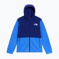 Detská fleecová mikina The North Face Teen Glacier Full Zip Hoodie bold blue/activ blue 5