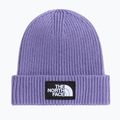 Zimná čiapka The North Face Logo Box Cuffed grounded plum