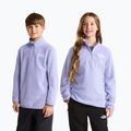 Detská fleecová mikina The North Face Teen Glacier 1/4 Zip pale plum