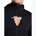 Pánska trekingová mikina Icebreaker Merino 200 Realfleece Descender Half Zip Hoodie black 7
