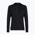 Pánska trekingová mikina Icebreaker Merino 200 Realfleece Descender Half Zip Hoodie black 10