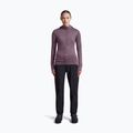 Dámska trekingová mikina Icebreaker Merino 200 Realfleece Descender Half Zip Hoodie grey plum 4