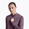 Dámska trekingová mikina Icebreaker Merino 200 Realfleece Descender Half Zip Hoodie grey plum 8