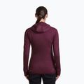 Dámska trekingová mikina Icebreaker Merino 300 Realfleece Descender Zip Hoodie dark berry 3