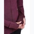 Dámska trekingová mikina Icebreaker Merino 300 Realfleece Descender Zip Hoodie dark berry 9