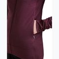 Dámska trekingová mikina Icebreaker Merino 300 Realfleece Descender Zip Hoodie dark berry 10