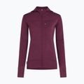 Dámska trekingová mikina Icebreaker Merino 300 Realfleece Descender Zip Hoodie dark berry 11