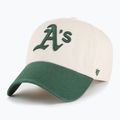 47 Značka MLB Oaklands Athletics Grand Stand CLEAN UP bone baseballová čiapka