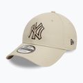 Šiltovka New Era Team Outline 9Forty New York Yankees light beige 2
