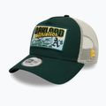 Šiltovka New Era MLB Patch Trucker Oakland Athletics dark green 3