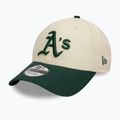 Šiltovka New Era Colourblock 9Forty Oakland Athletics light beige 2