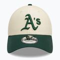 Šiltovka New Era Colourblock 9Forty Oakland Athletics light beige 3