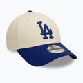 Šiltovka New Era Colourblock 9Forty Los Angeles Dodgers light beige