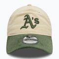 Šiltovka New Era Block Cord 9Twenty Oakland Athletics light beige 2