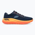 Pánske topánky SKECHERS Arch Fit 2.0 navy leather/multi trim 2